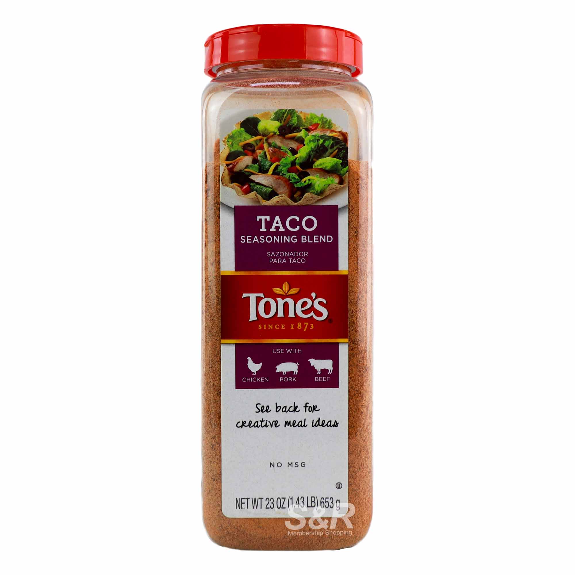Tone's Taco Seasoning Blend 653g Tone's Taco Seasoning Blend 653g